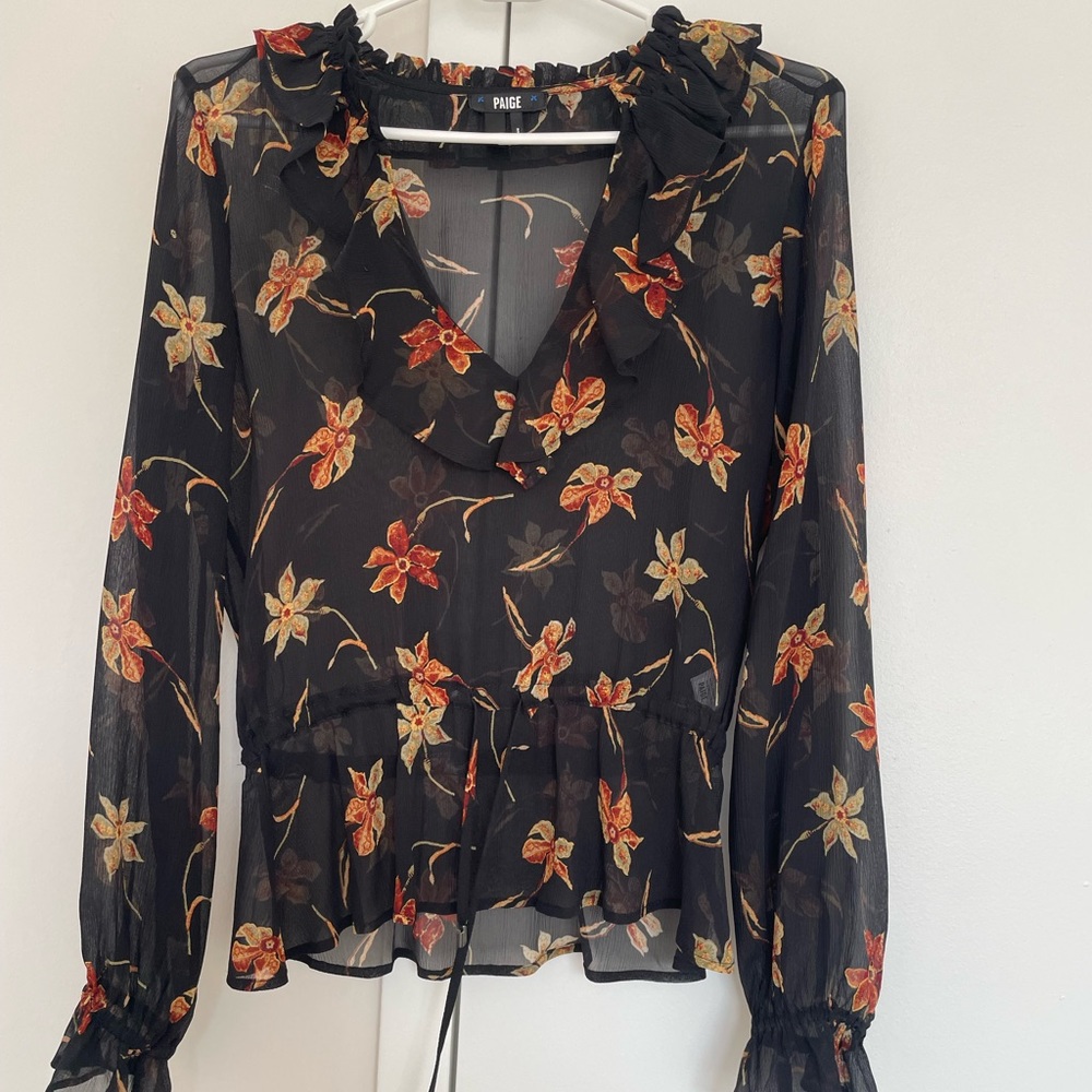 Paige Denim Silk Blouse